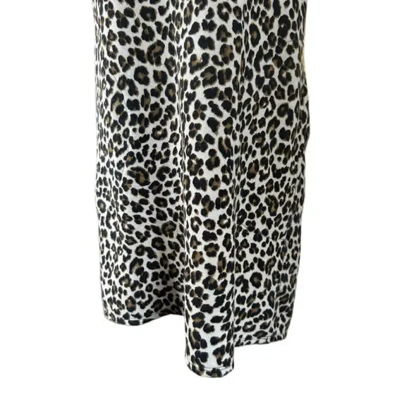 Velvet By Graham & Spencer Anthropologie Leopard Print Dress Women XS Maximalist - Picture 4 of 16